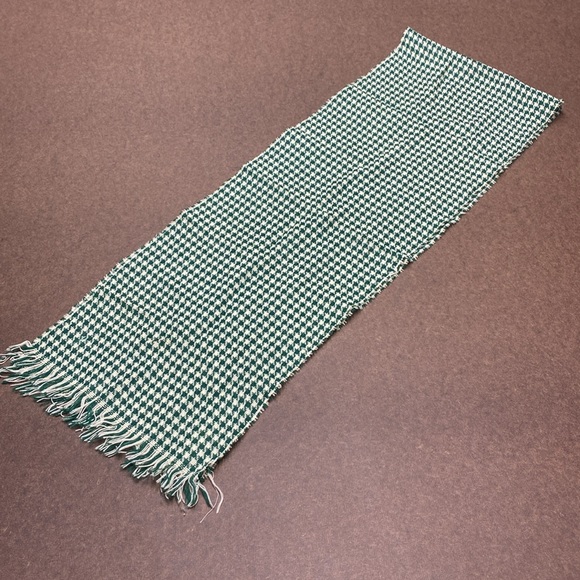 Vintage GLENTEX Green Plaid Scarf - Picture 2 of 6
